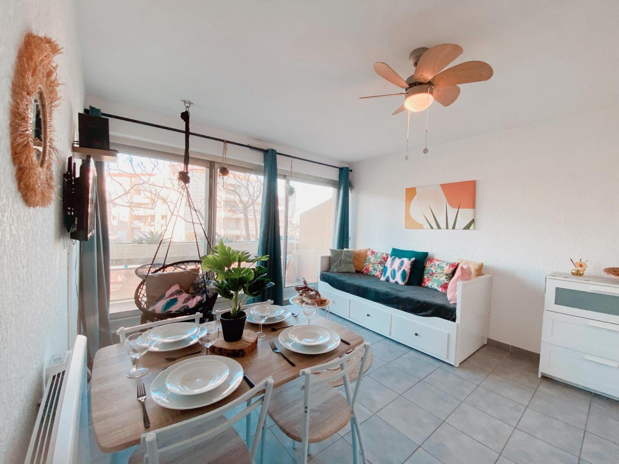 Superbe T2 Au Calme Avec Balcon Sur La Marina - 10 Διαμέρισμα Canet-en-Roussillon Εξωτερικό φωτογραφία