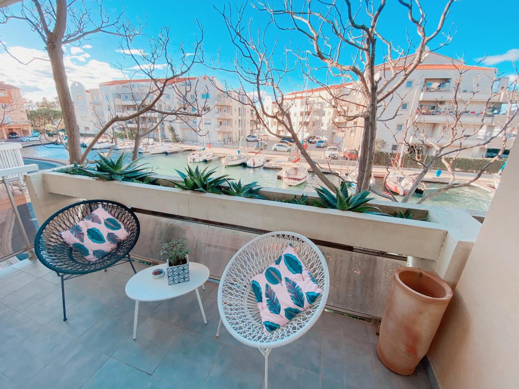 Superbe T2 Au Calme Avec Balcon Sur La Marina - 10 Διαμέρισμα Canet-en-Roussillon Εξωτερικό φωτογραφία